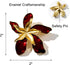 Flower Brooches for Women Fashion Decoration Pin...