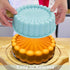 Palksky Charlotte Cake Pan Silicone, Nonstick, 10 inch Round Cake Molds for Baking...