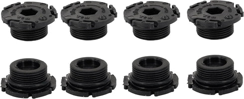 8 PCS Engine Oil Pan Drain Plug with O-ring 11137605018 Replacement for BMW X1 28i Z4 28i 528i 528i 228i 320i 328i 328i 428i 428i 328i 428i...