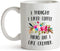 YouNique Designs I Thought I Liked Coffee Turns Out I Like Creamer Mug, 11 Ounces, Funny Coffee Mug for Coworker, Sister, Office Mug (White)...