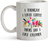 YouNique Designs I Thought I Liked Coffee Turns Out I Like Creamer Mug, 11 Ounces, Funny Coffee Mug for Coworker, Sister, Office Mug (White)...