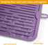Ptlom Dog Food Mat Anti-Slip Dog Bowl Mats for Food and Water, High-Lips Waterproof Dog Feeding Mat Prevent Messy Spills to Floor, Silicone Pet Pl...