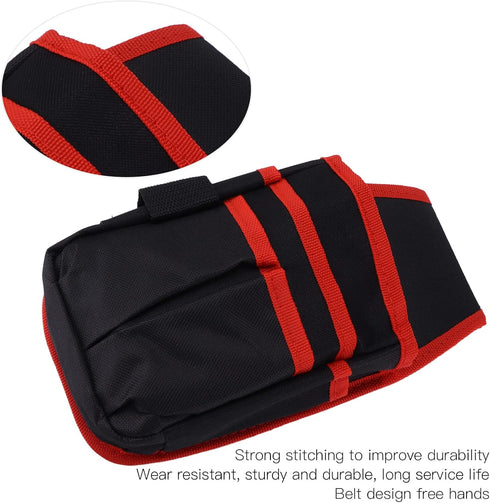 Organizer Tool Pouch,Professional Electrician Pouch,Hardware Tool Storage Bag,600D Oxford Cloth Heavy Duty Household Storage Garden Belt Bag Hardw...