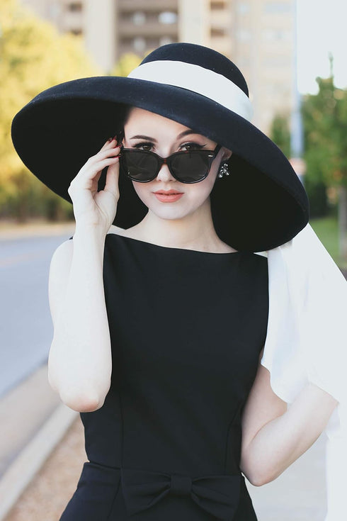 Utopiat Audrey Style Sunglasses for Women - Tortoiseshell,Retro Cat-Eye frame, UV-400 Protection and Polarized Lense...