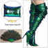 Mermaid Green Blue Black Shimmer Sequin Fabric Reversible Sequin Fabric Two Tone Flip Up Sequin Fabric by The Half Yard...