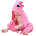 MICHLEY Unisex Baby Animal Hooded Bath Towel Soft Cotton Beach Swimming Washcloth for 0-6T, Pink...