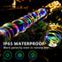 Camping Tent String Lights, 40Ft 120 LEDs 8 Modes Color Changing LED Rope Lights Battery Powered with Remote Control, Outdoor Waterproof LED Tent ...
