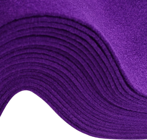 Jtnohx Soft Felt Fabric, Flexible Craft Felt for Toy Handwork, 1.4mm Thick 6"x6" Felt Sheets for DIY and Sewing Projects (Purple)...