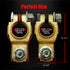 Ampper Battery Terminals Set W/ M8 Nut, Compatible for Nissan Altima Murano Pathfinder Maxima Quest Rogue Titan Versa etc, 243407F000 and 243407F0...