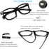 Henotin 4-Pack Blue Light Blocking Reading Glasses Women Men,Spring Hinge Computer Readers,Anti UV Ray Square Nerd Eyeglasses (4 pack Mix Color, 1...