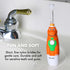 Brilliant Oral Care Kids Sonic Toothbrush Soft Replacement Heads, for Children Ages 5+, Orange, 2 Pack...