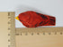 Cardinal Wood Red Bird Figurine Miniature Garden Statue Carving Home Decor Sculpture Small Animal...