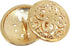 10pcs Clothes Button,Hollow Carved Metal Buttons,DIY Sewing Craft Discover Buttons,Engraving Openwork Metal Shank Buttons(25mm/1Inch,Light Gold)...