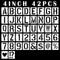 Alphabet Letter Stencils 4 inch, 42 Pcs Reusable Plastic Letter and Number Templates Alphabet Symbol Craft Stencils, Art Craft Stencils for Painti...