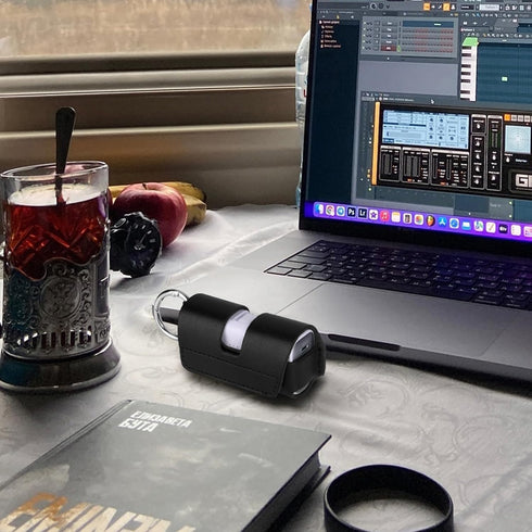 Holder Case Compatible with Anker 621 Nano Power Bank 5,000mAh Portable Charger 12W 22.5W, Small Microfiber Leather Carrying Case Storage Holder w...