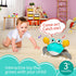 Deejoy Green Crawling Crab Toys with Light Up, Interactive Musical Toy with Automatically Avoid Obstacles, USB Rechargeable, Fun Moving Toy for Ba...