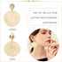 FINREZIO 9 Pairs Clip on Drop Earrings for Women Statement Rattan Resin Acrylic Drop Dangle Earrings Lightweight Geometric Rattan Tassel Hoop Drop...
