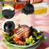 Ponpon Oil Sprayer for Cooking, 16oz Olive Oil Spray Bottle, Oil Dispenser for Kitchen for Barbecue, Salad, Cooking, Baking (Black)...