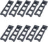 T Tulead Picture Frame, 10 x Black Easel Back Plastic Photo Frame Support, 5.83-Inch, Pack of 10...