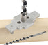 Floating Shelf Bracket Dowel Jig Kit with 1/2" x 9" Drill Bit, Self Centering Straight Hole Drill Guide for Installing Floating Shelf Hidden Brack...