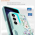 for Samsung Galaxy S24 5G Case with Screen Protector + Camera Lens Protector: Cute Flower Floral Design for Girls Women Slim TPU Bumper Silicone C...