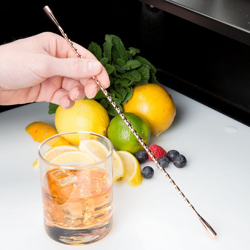 Barfly Cocktail Stirrer, Double End 13 3/16" (33.5 cm), Copper...