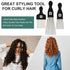 3 Pack Afro Pick,Hair Pick for Black Men,Salon-Style Hair Picks for Women,Comb With Metal Pick for Curly Hair,Essential Hairdressing Styling Tool ...