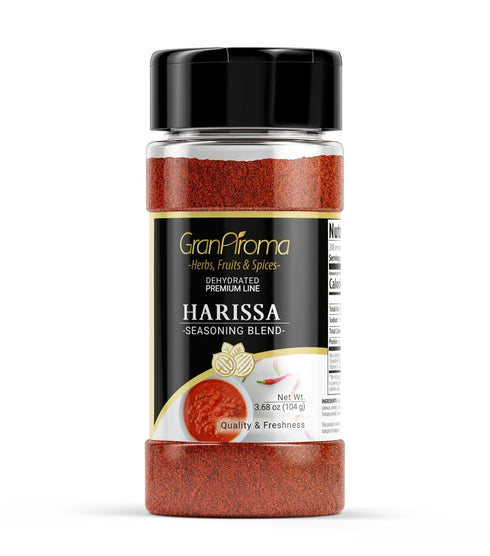 GranAroma Harissa Seasoning Blend, North African Cuisine, Bold & Tangy, Dry Rubs & Roasted Meat (3.68 Ounce)...