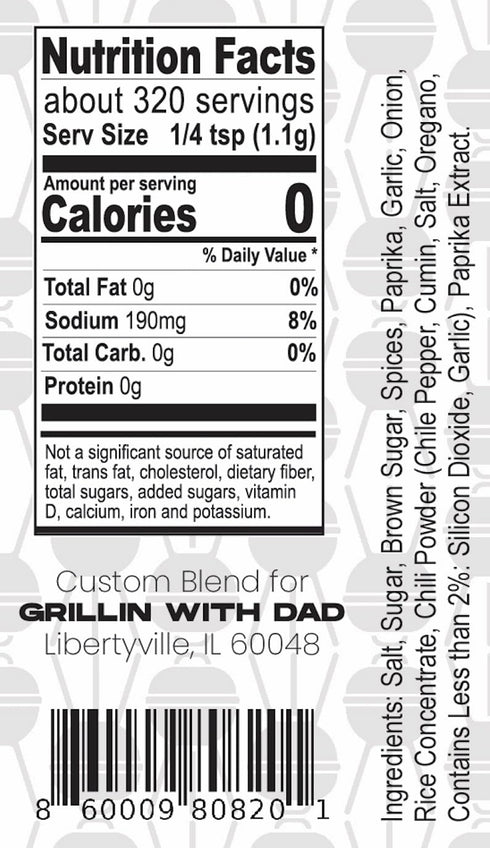Grillin With Dad All Purpose Rub...