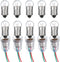 MECCANIXITY 1.5V/0.3A E10 Mini Light Bulbs, 1Set Miniature Screw Bulbs Flashlight Bulbs for Scientific Experiment Lighting DIY Accessories, Warm Y...