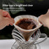 Bincoo Coffee Dripper,with 40 coffee filters Resuable Pour Over Coffee Maker With Handle, Slow Brewing Coffee Pour Over for Cafe, Travel, Home&Off...