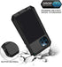 Lanhiem Metal Case for iPhone 12, iPhone 12 Pro, Heavy Duty Shockproof Tough Rugged Case with Built-in Glass Screen Protector, 360 Full Body Dust ...