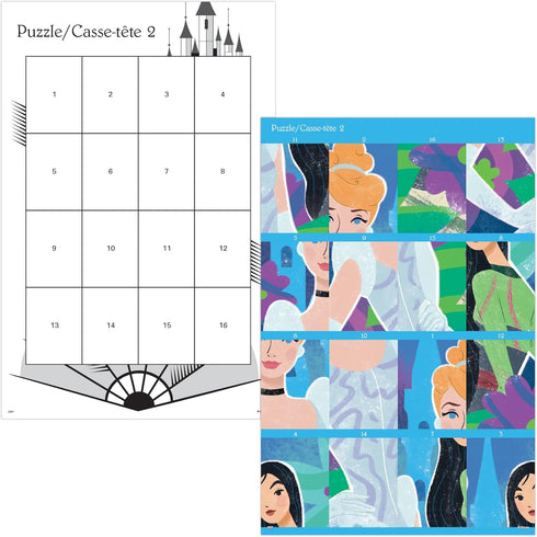 DISNEY PRINCESS - STICKER PUZZLE PACK Sticker Puzzle Pack...
