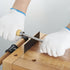 Cabinet Scraper Burnisher with 4 Piece Multi-Shaped Scraper Set 2 Rectangle 1 Curved (Convex and Concave) and 1 Gooseneck Scraper...