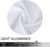 CAROMIO White Kitchen Curtain for Window 24 Inch Waterproof Kitchen Curtains Waffle Weave Half Window Curtain for Bathroom, Short Tier Cafe Curtai...