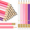 80 Pcs Mini Pencils with Eraser Golf Pencils 2 HB Half Pencils 4 Inch Half Pencils Hexagon Pre-sharpened Color Pencils for Bridal Wedding Classroo...