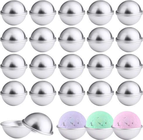40PCS- Bath Bomb Mold Kit, 20 Set Soap Mold & Bath Bombs Press for DIY Making Supplies...