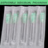 100 Pack 21Ga 1 1/2 Inch Stainless Steel Dispensing Lab Tools Accessories for Scientific Labs, Measuring and Refilling, Individually Wrapped...