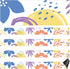 24 Pieces Magnetic Strips Retro Magnetic Border for Classroom Whiteboard Bulletin Board Decorative Magnetic Strips with Adhesive Magnetic Borders ...