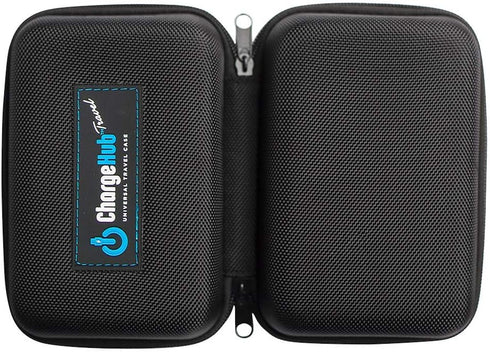 Universal Travel and Storage Case for ChargeHub, CableLinx, International Travel Kit, Vehicle Power Cable, iPhone, Samsung Galaxy and More...
