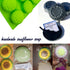 Actvty Round Sunflower Soap Molds, 2 Pack 6 Cavity Cylinder Daisy Flower Silicone Molds for Making Hot Chocolate Bomb, Cake, Jelly, Soap, Lotion B...