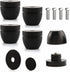 Tertullus 4 Pcs Ball Beads Speaker Isolation Feet Turntable Platform Pads Audio Shock Absorber Subwoofer Isolation Feet 33×30 Pad Speaker Stand(Bl...