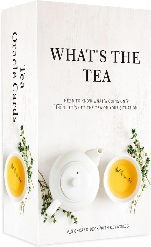 What's The Tea? Relationships Oracle Cards, Life Oracle Deck, Oracle Cards Deck for Beginners, Interpreting Our Career and Life Relationships...