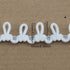 Button Looping ZCZQC 10Yard 15mm Wide White Elastic Cord Stretch Band with Buttonhole for DIY Sewing Crafts Elastic Button Loop...