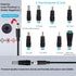 15V 2A Power Adapter 15Volt AC Adapters Charger 15V DC Regulated Switching Power Supply with 8 Interchangeable DC Plug for 15V 2000mA 1500mA 1000m...