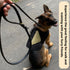 Leather Dog Leash, Strong Heavy Duty Genuine Leather Braided Dog Training Leash, Soft and Comfortable Leather Leash for Large Dogs, Medium Small D...