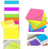 iKyce 8 Pads Transparent Sticky Notes & 6 Pads Non-Transparent Sticky Notes? 3 x 3 in Clear Self-Stick Pads & Paper Sticky Notes, 50 Sheets Per Pa...