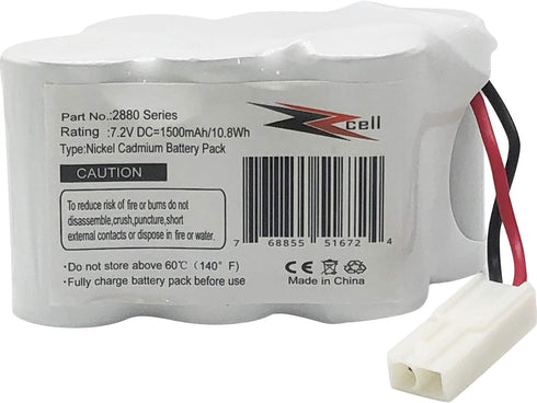 ZZcell® Battery Replacement for Bissell 2880 Series Perfect Sweep Turbo Cordless Carpet & Floor Sweeper Vacuum Models 2880, 2880A, 2880B, 2880C, 2...