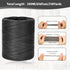 G2PLUS 218 Yards Raffia Paper Craft Ribbon, 1/4 Inch Wide Raffia Ribbon for Gift Wrapping, Black Raffia Ribbon Packing Twine String for DIY Arts &...