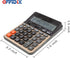 OFFIDIX Desktop Calculator 12 Digit with Large LCD Display, Desk Calculator Solar Battery Dual Power Electronic Calculator, Business Calculator wi...